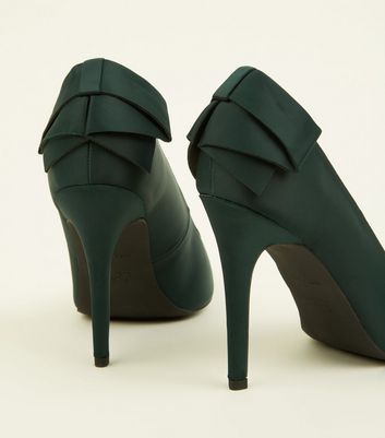 dark green wide fit shoes