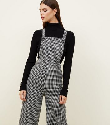 black culotte dungarees