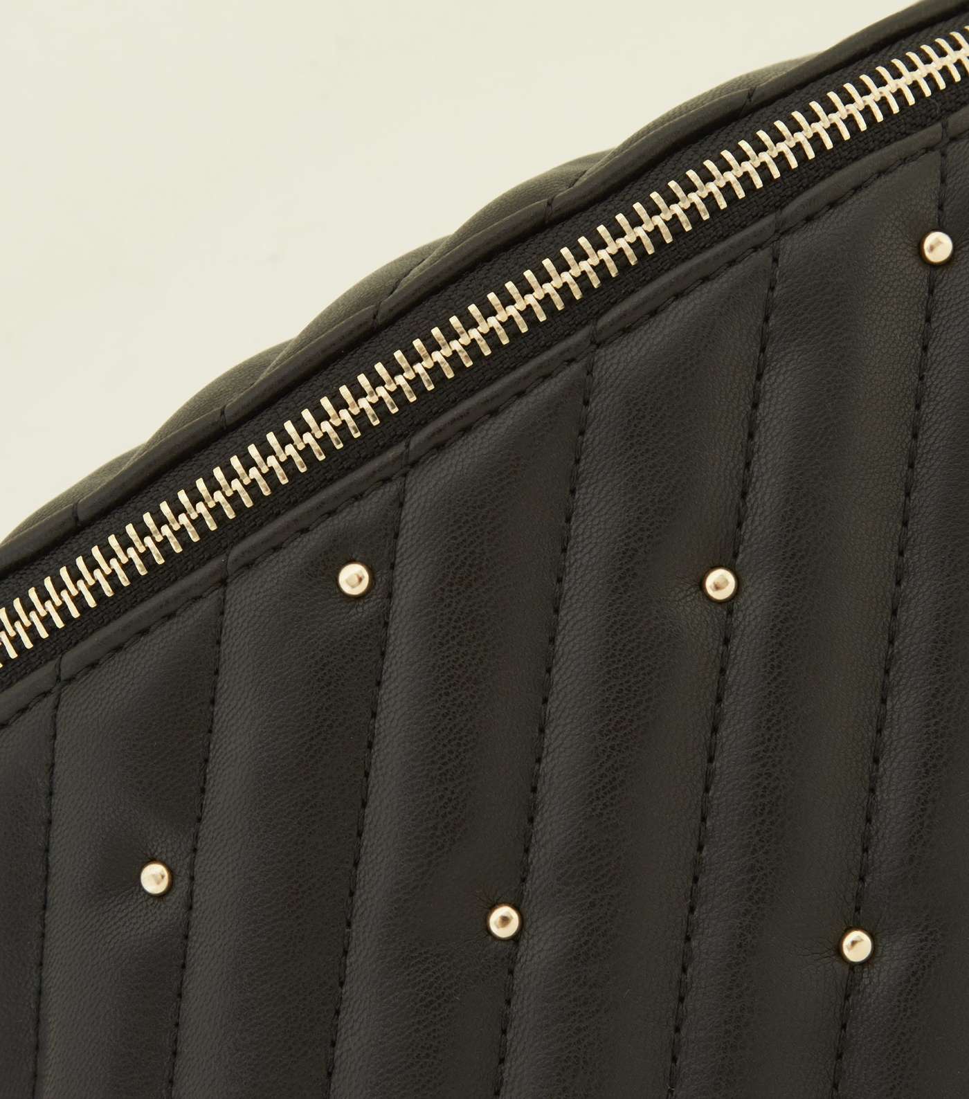Black Studded Bum Bag Image 5