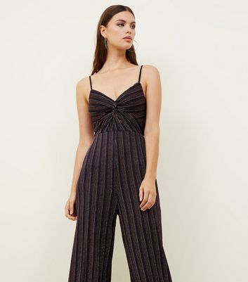 Glitter store stripe jumpsuit