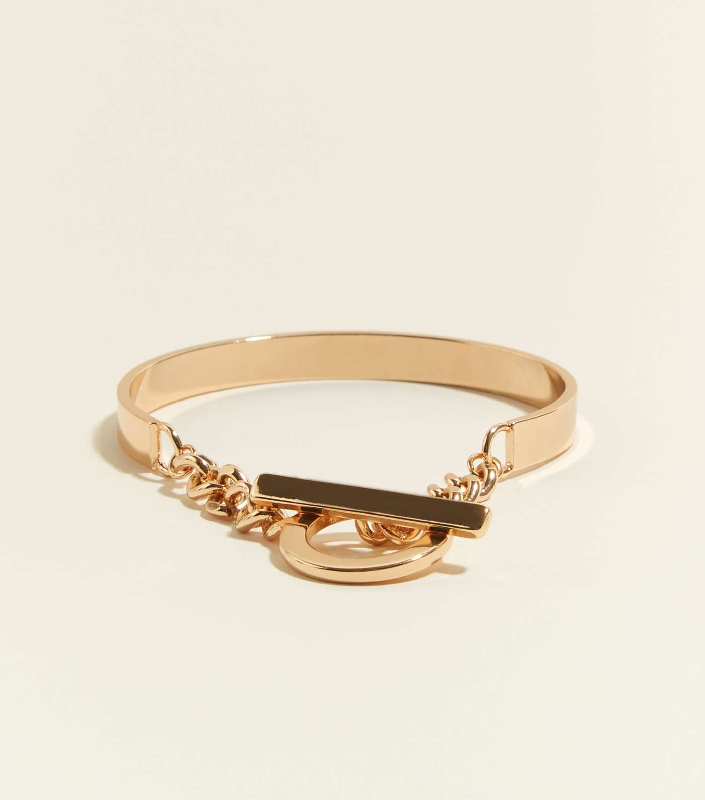 Gold Chain Bar Bracelet