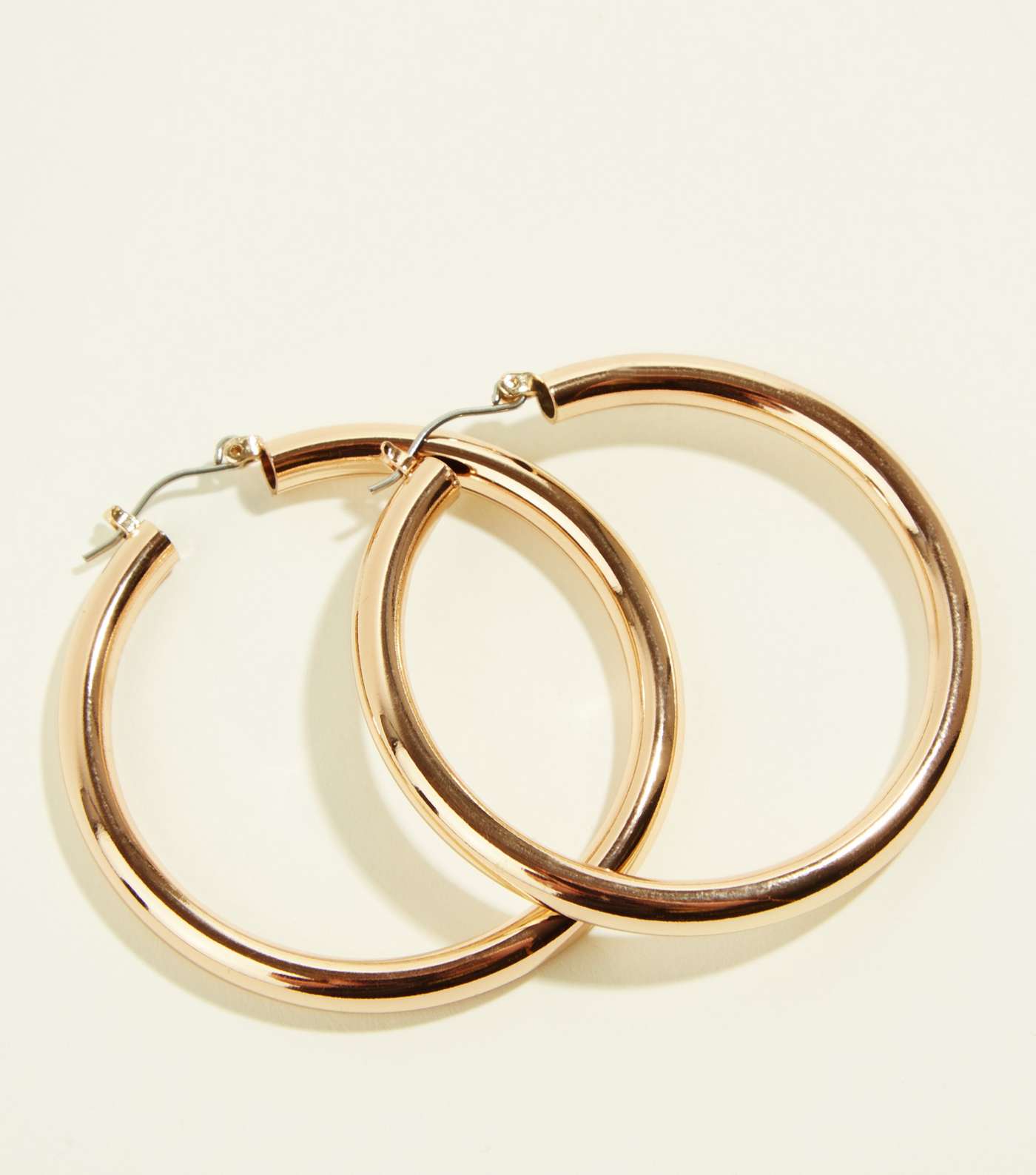 RE:BORN Gold Tube Hoop Earrings