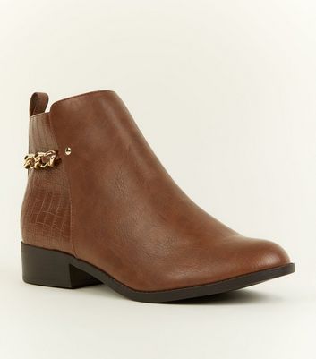 croc tan boots