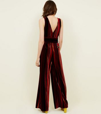 new look velvet jumpsuit