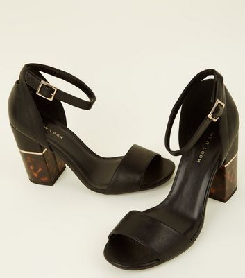 new look tortoiseshell heels
