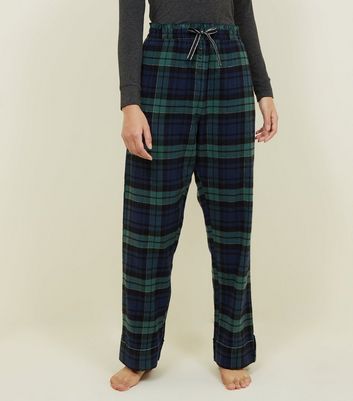 Green check pyjamas online womens