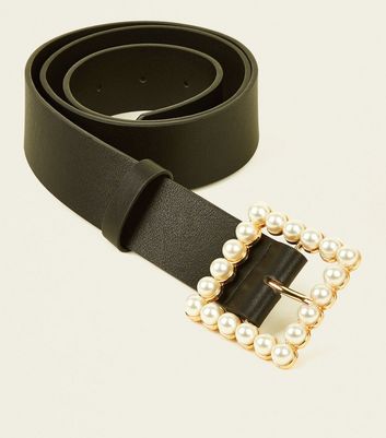 pearl belt buckle