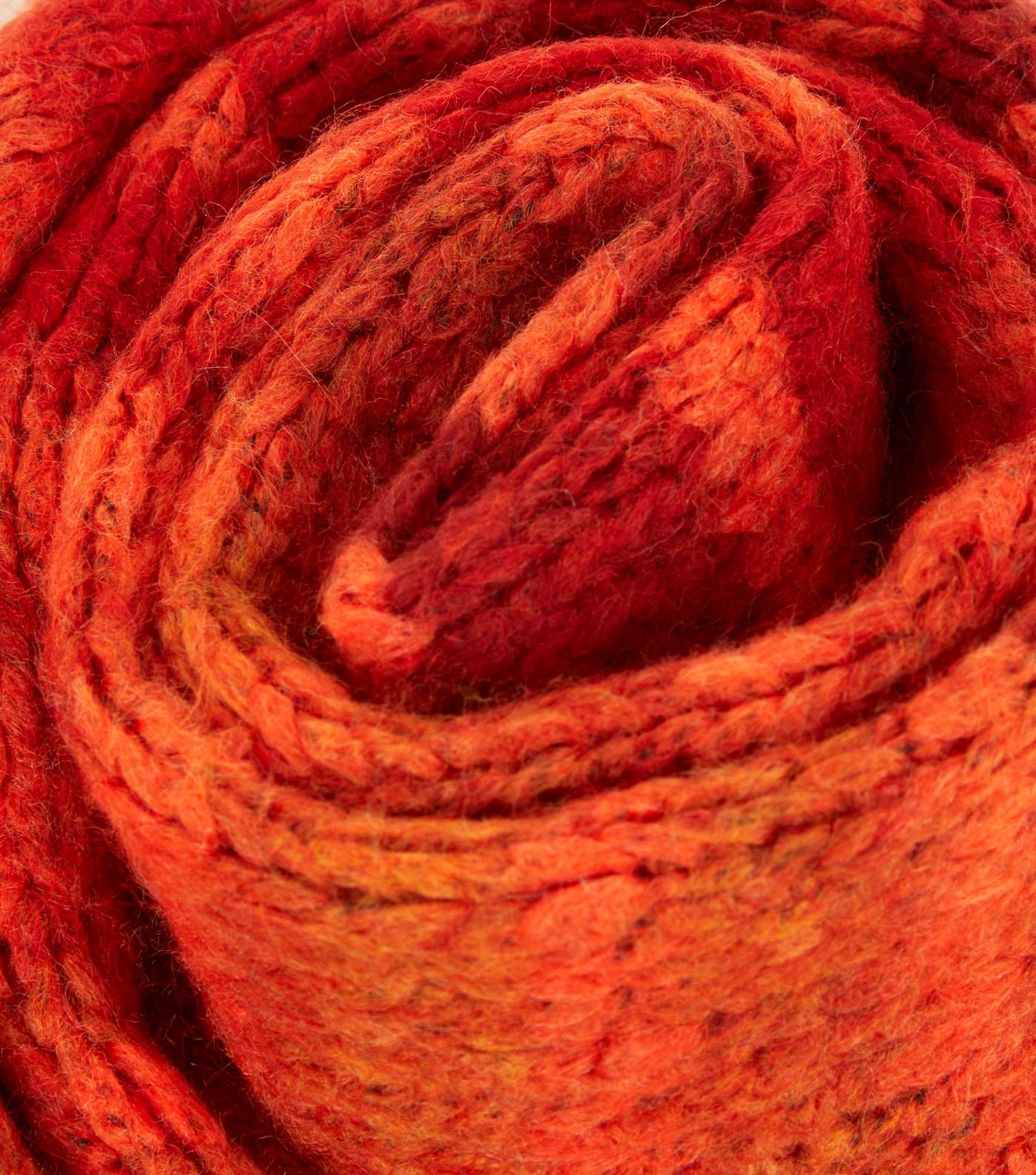Orange Knit Extra Long Knit  Image 3
