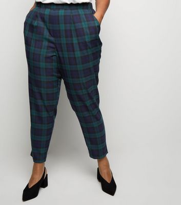 Style 193740 dogtooth check trousers