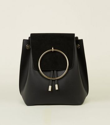 New look hotsell ring detail backpack