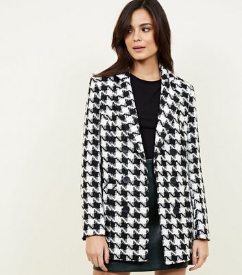 Ladies houndstooth jacket best sale