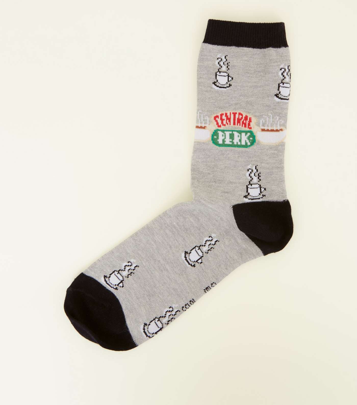 Grey Central Perk Friends Socks