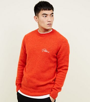orange jumper mens