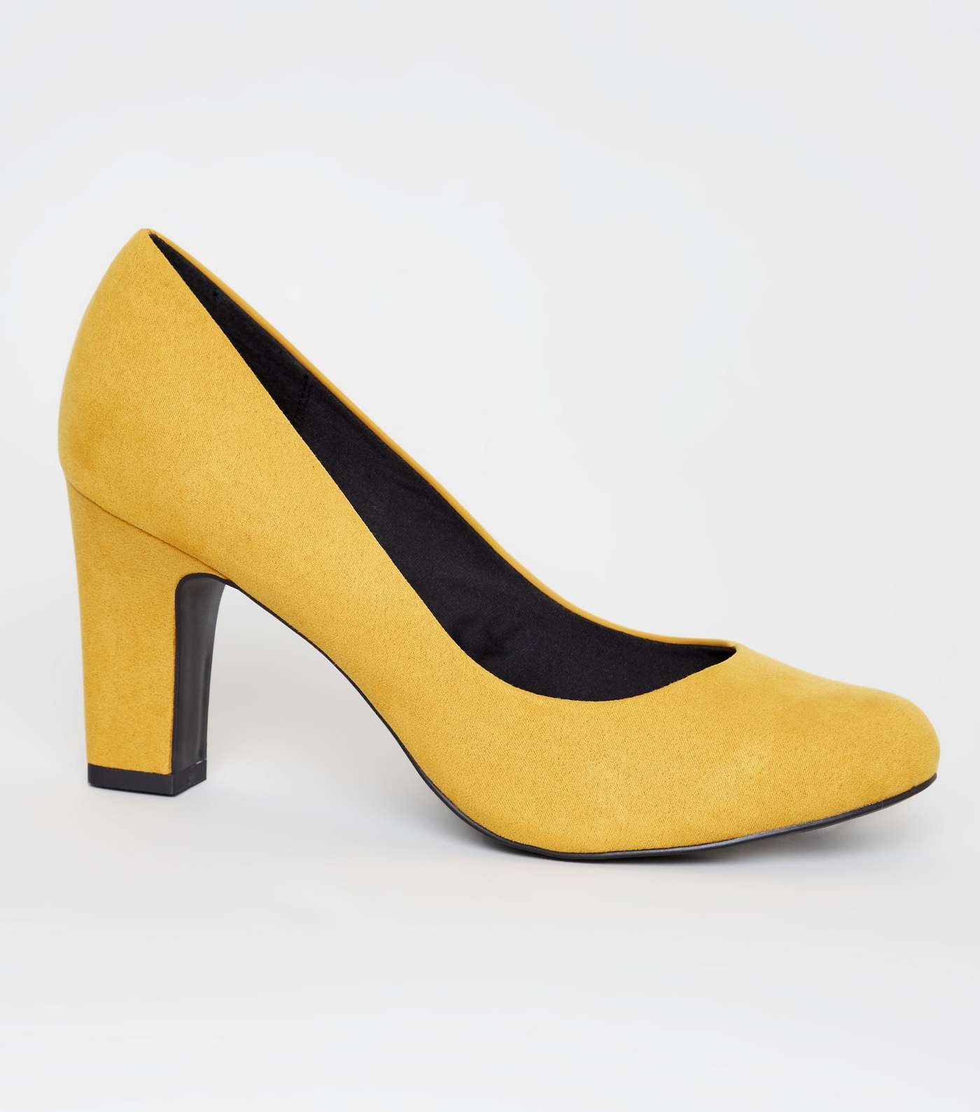 Wide Fit Mustard Round Toe Courts