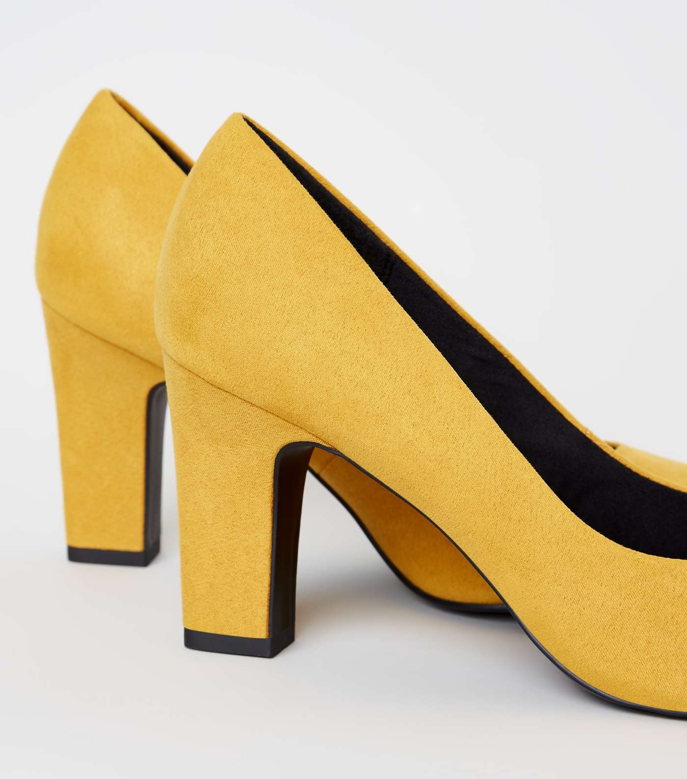 Wide Fit Mustard Round Toe Courts Image 3