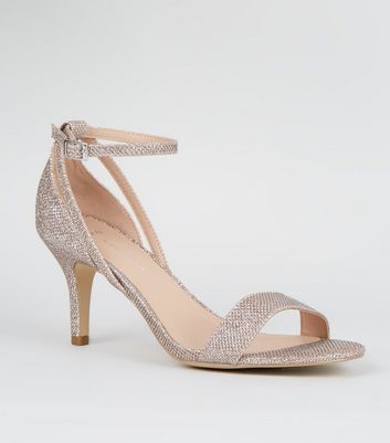 wide fit glitter heels