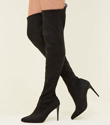 over the knee boots stiletto