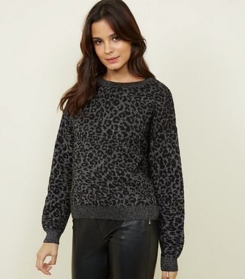 black glitter jumper
