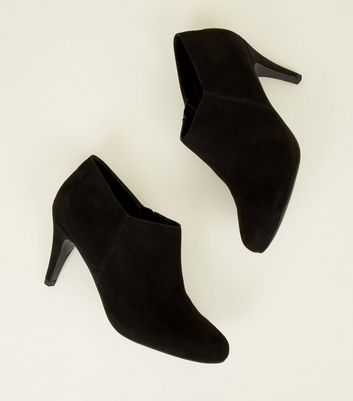 Cone heel shoe boots sale