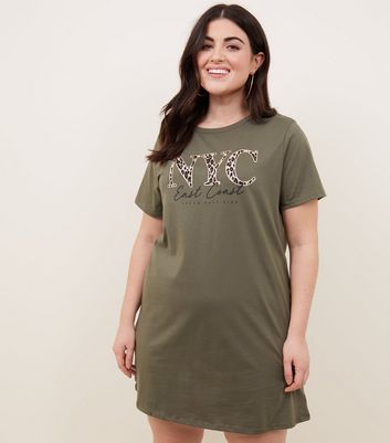 new look t shirt dress