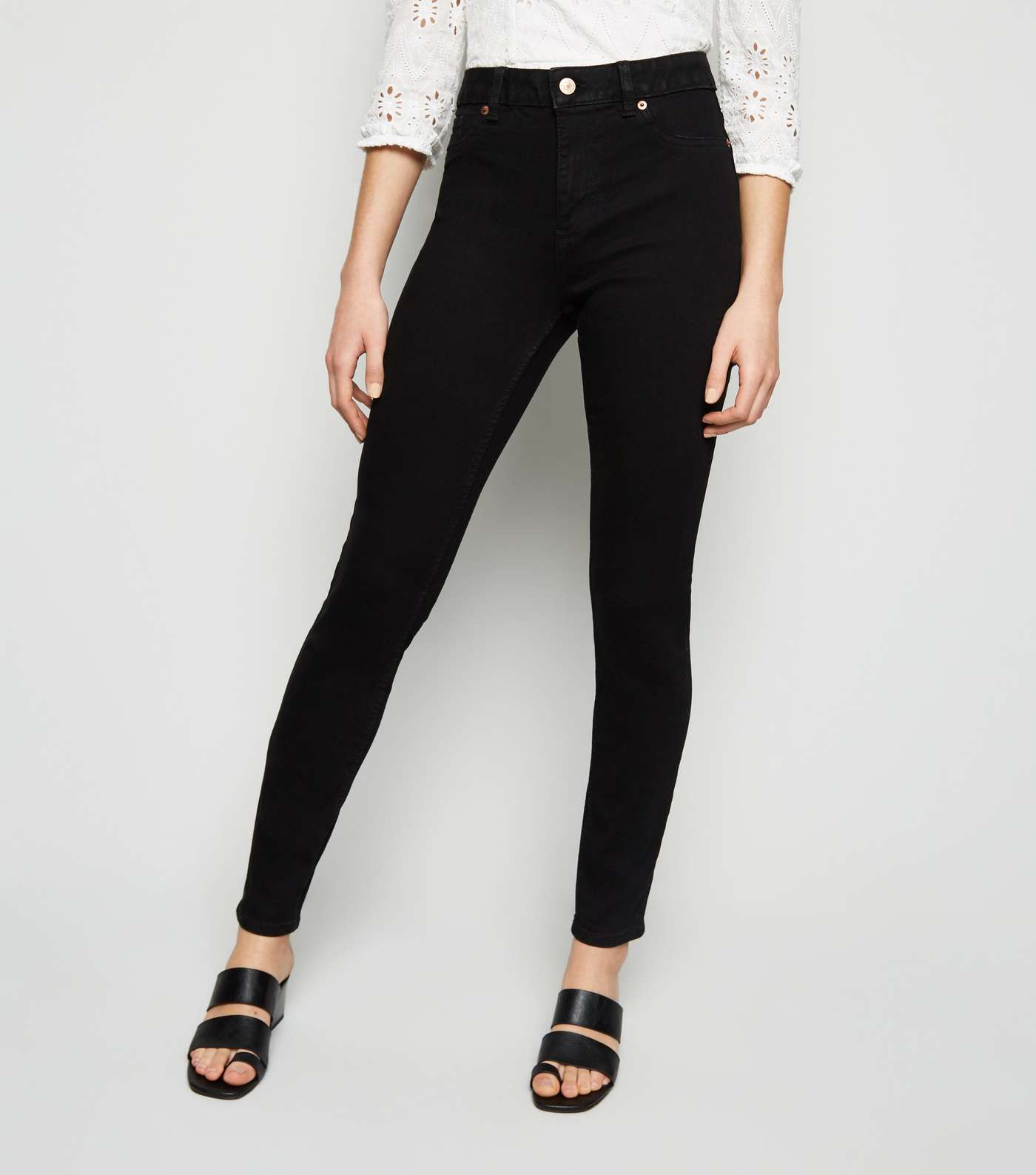 Black Jenna Skinny Jeans Image 2