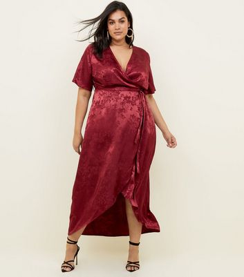 maroon dress new look