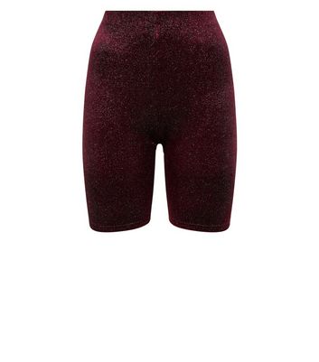 burgundy cycling shorts