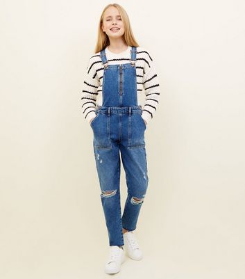 new look girls dungarees