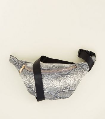 snakeskin bum bag