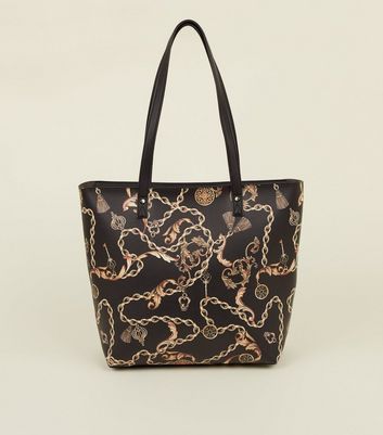 chain print bag