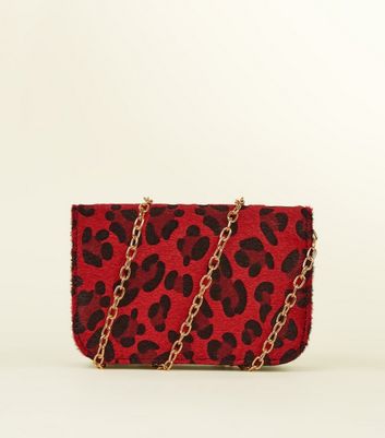 red leopard bag