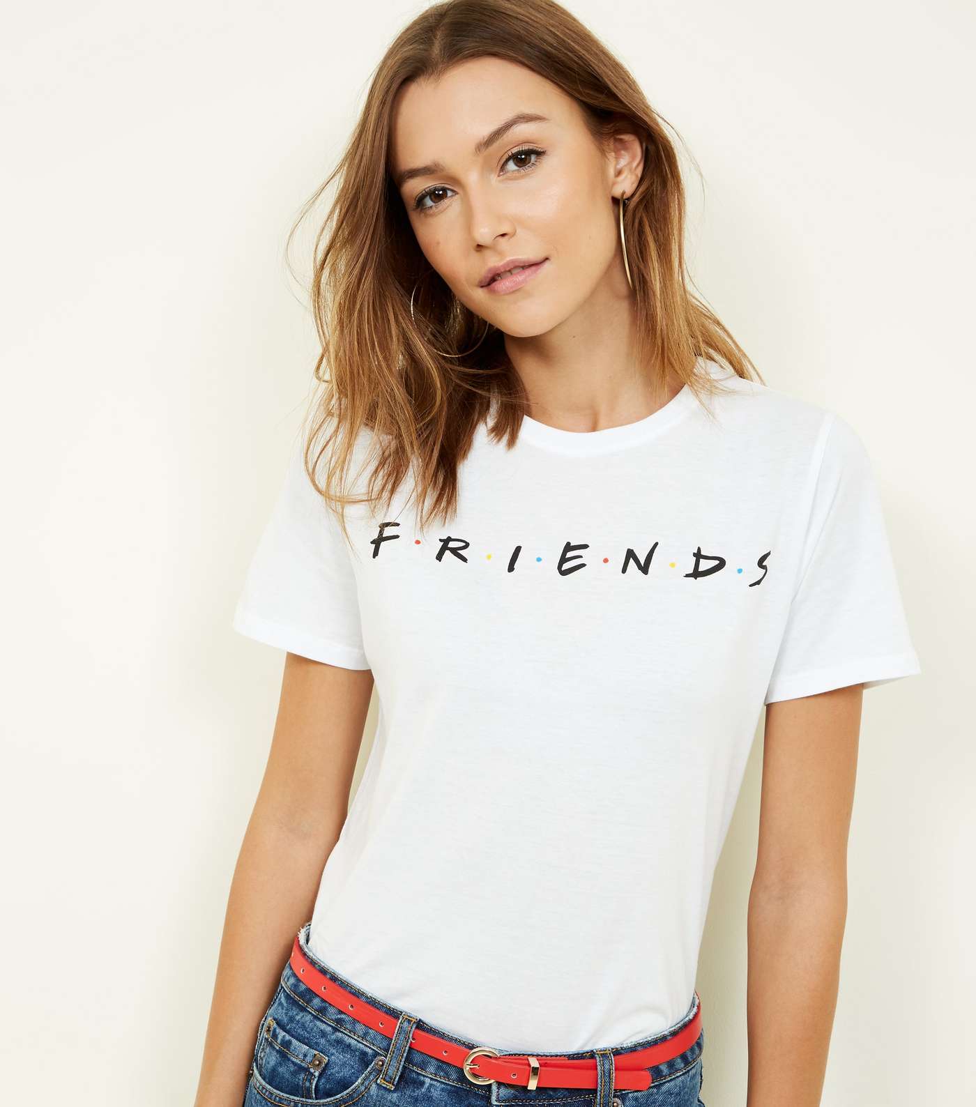 White Friends Logo T-Shirt