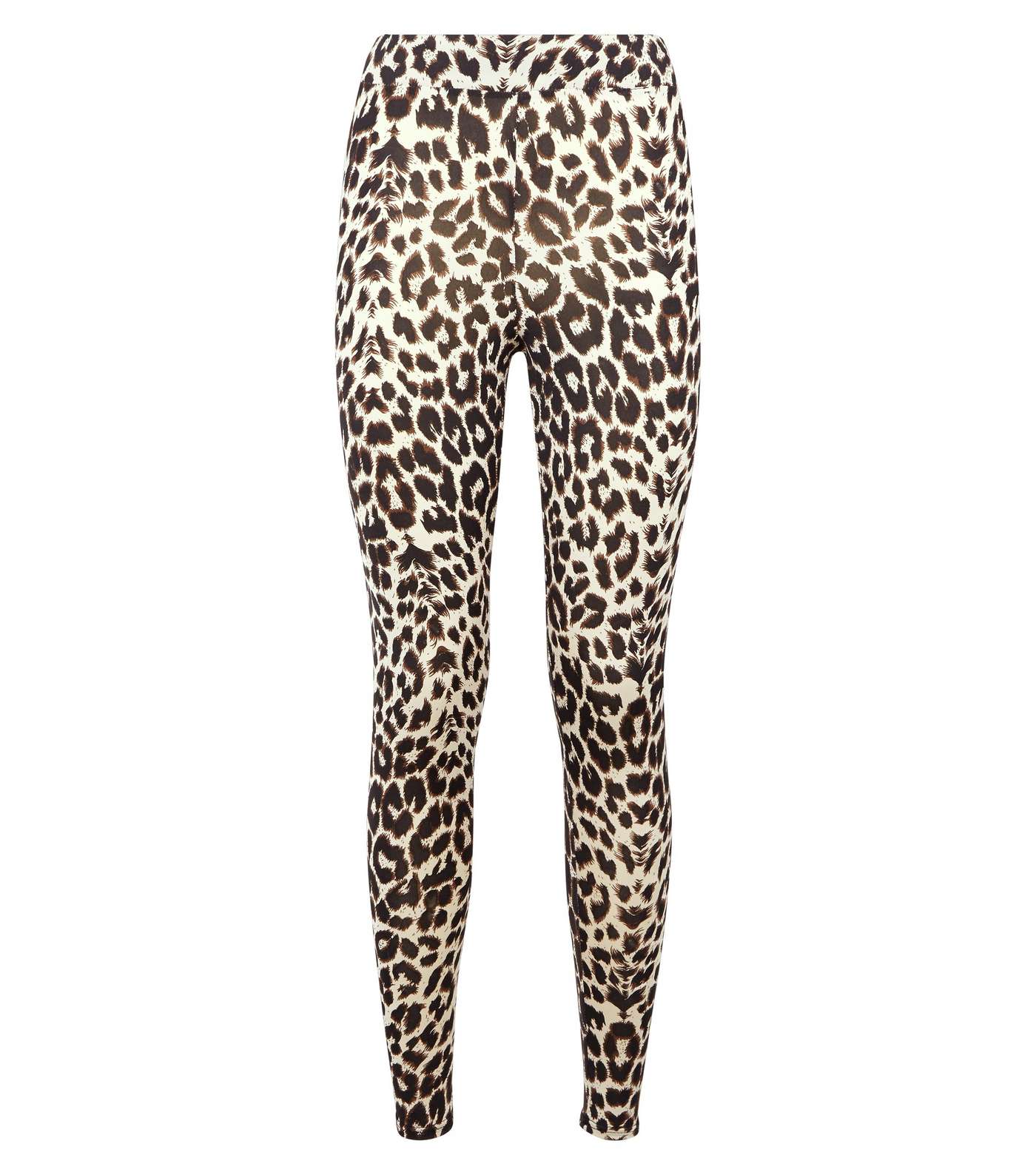 Brown Leopard Print Leggings Image 4
