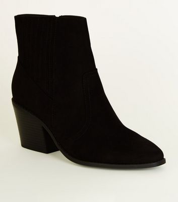 new look square toe boots