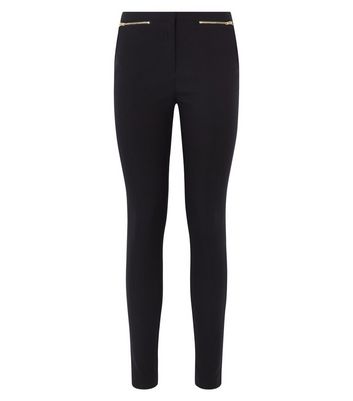 stretch slim leg trousers