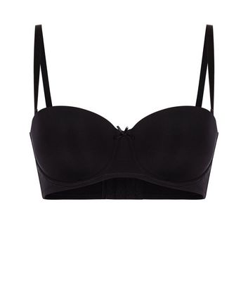 black strapless bra