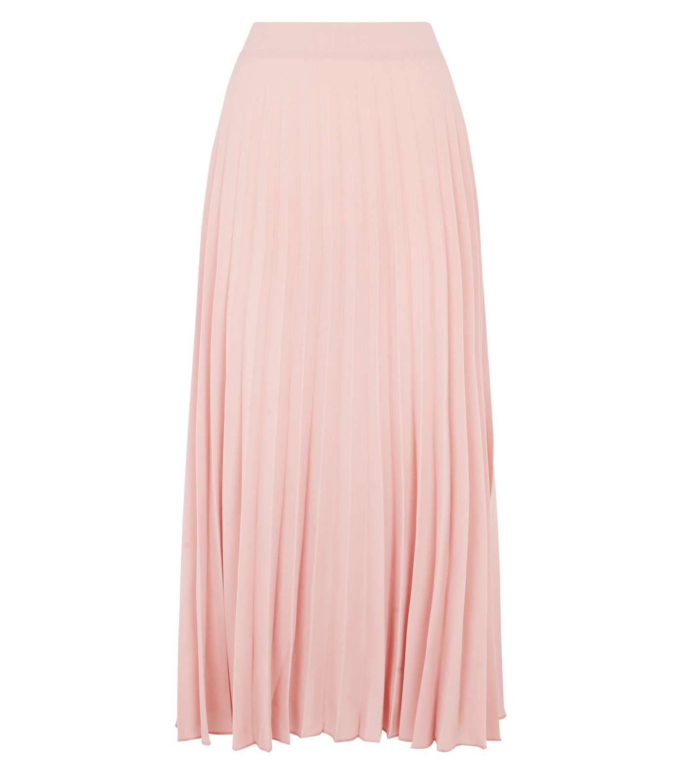 Mid Pink Pleated Midi Skirt  Image 4