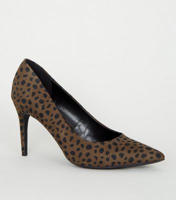 Escarpins Stuart Weitzman - Talons Aiguilles En Cuir Imprimé Animal - Taille 7.5 US