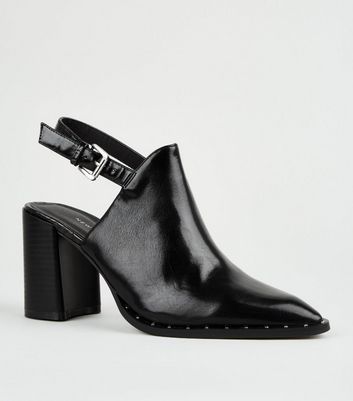 slingback shoe boots