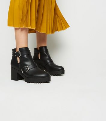 new look cut out boots
