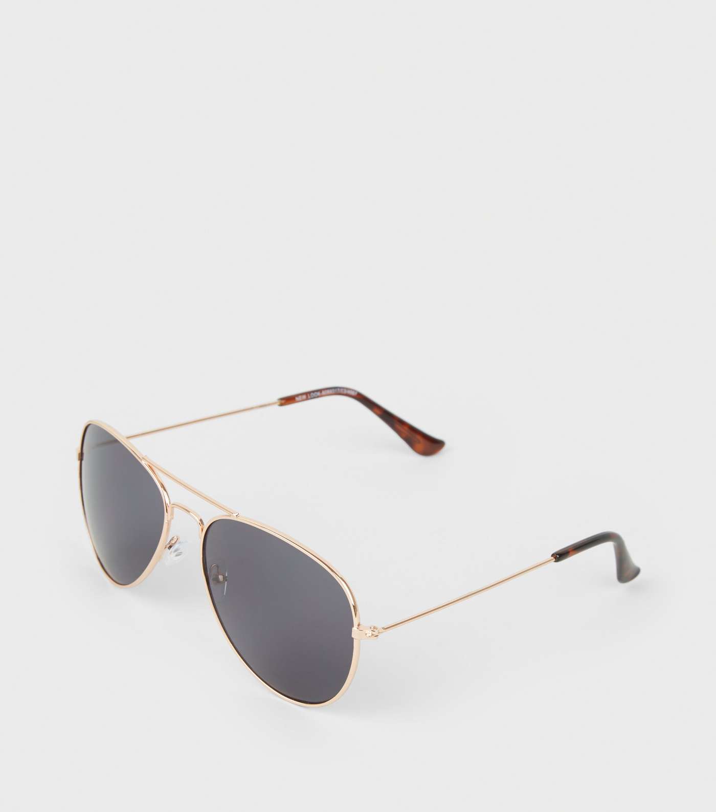 Gold Tone Tinted Pilot Sunglasses