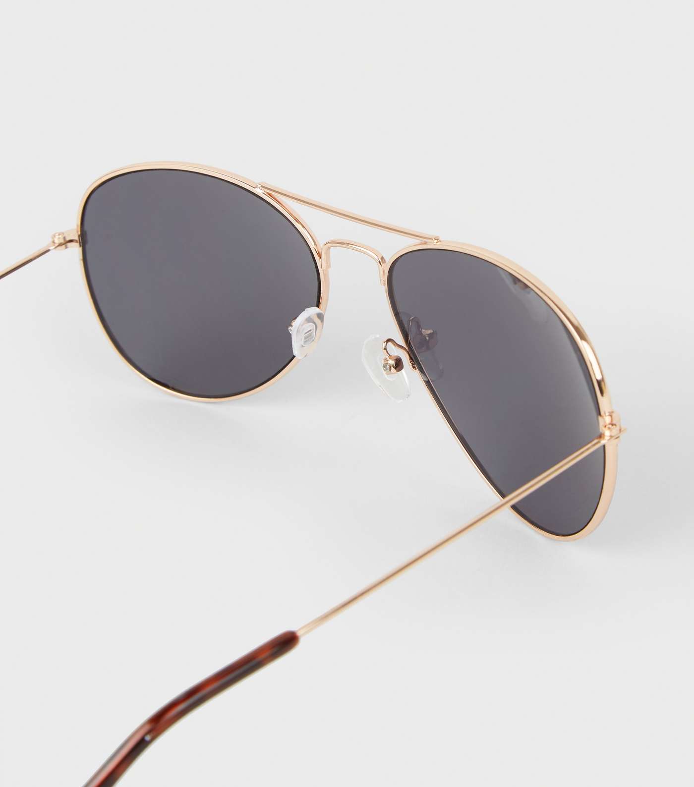 Gold Tone Tinted Pilot Sunglasses Image 3