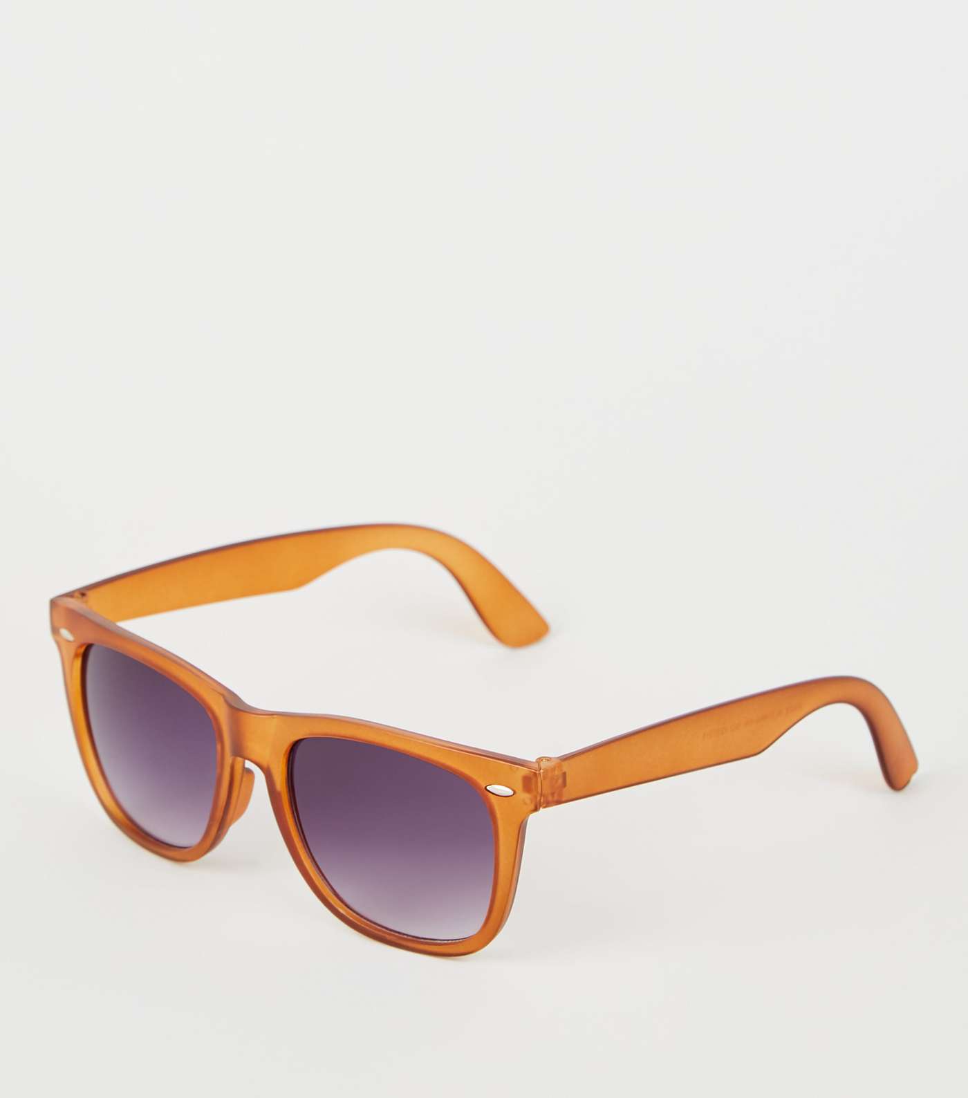 Mustard Matte Square Sunglasses