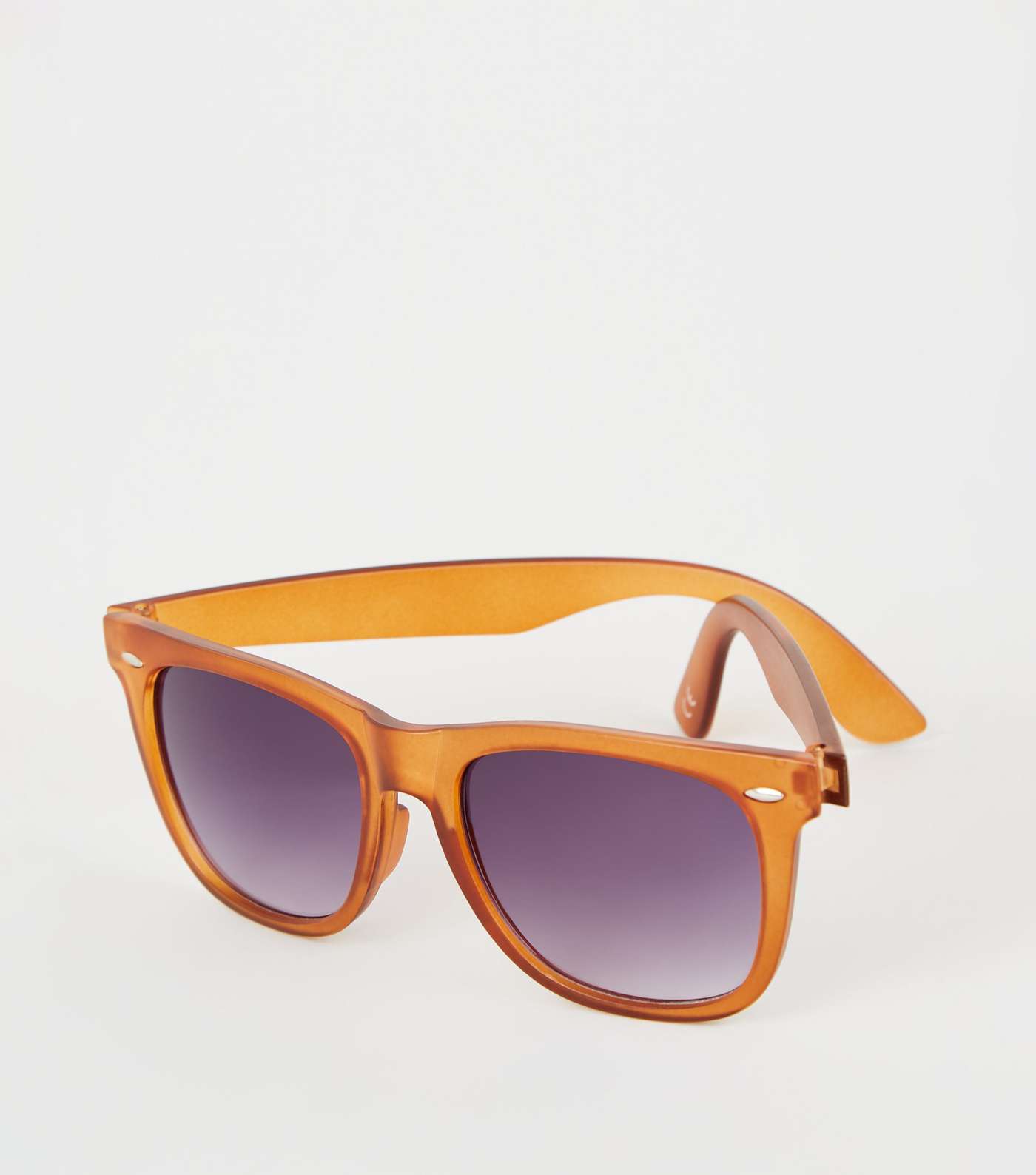 Mustard Matte Square Sunglasses Image 3