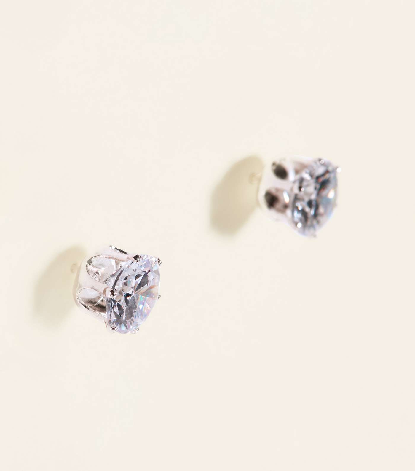 Crystal Cubic Zirconia Stud Earrings Image 3