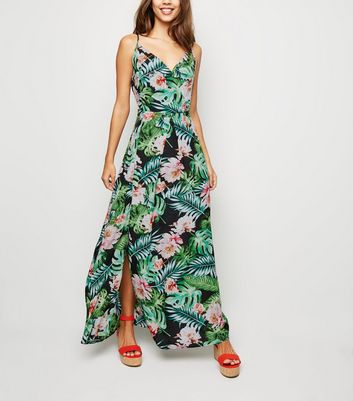 tropical dress new look
