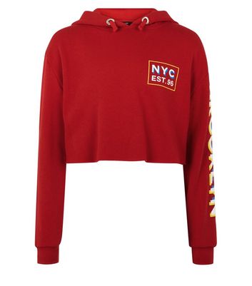 red brooklyn hoodie