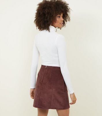 new look corduroy skirt