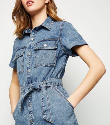 new look utility shirt dress