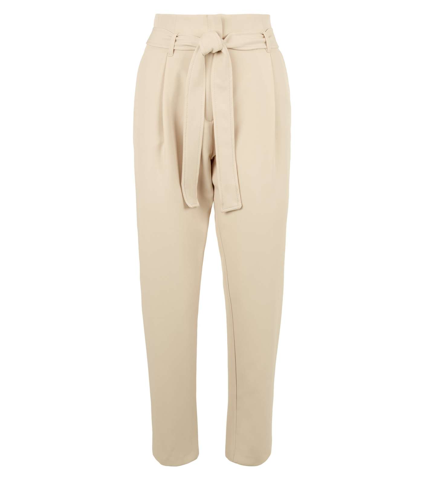Stone High Waist Paperbag Trousers Image 4